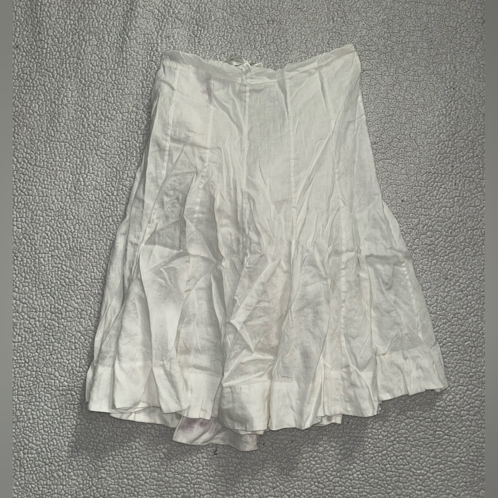 Knee-Length White Ralph Lauren Skirt Vintage